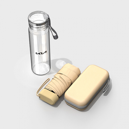 루티네 웰컴키트 선물세트 뉴포켓 5단 양우산+트라이탄 밀크보틀 슬림 누드300ml #3