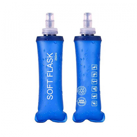 러닝 물통 물병 스포츠 등산 조깅 소프트 플라스크 250ml #2