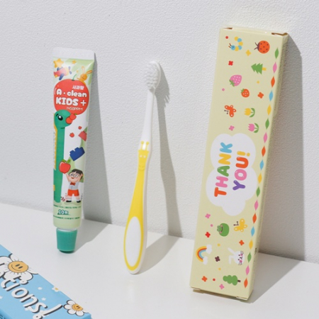 미소덴탈 어린이기린 칫솔치약세트(국내생산) #2