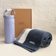 센트포유 송월타올 컬러웨이180g+스탠리 에어로라이트 플립스트로473세트