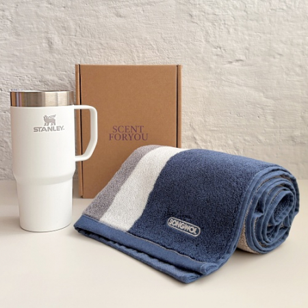 센트포유 송월타올 컬러웨이180g+스탠리 서버번머그473세트 #2