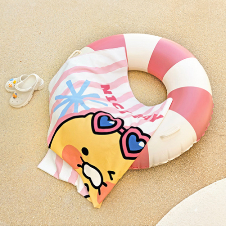 캐릭터 춘식이 비치 타월 휴식 #6