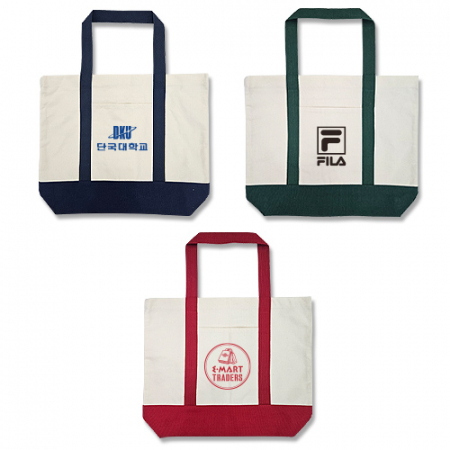 빅사이즈 캔버스 투톤 에코백 (45x37cm) #2