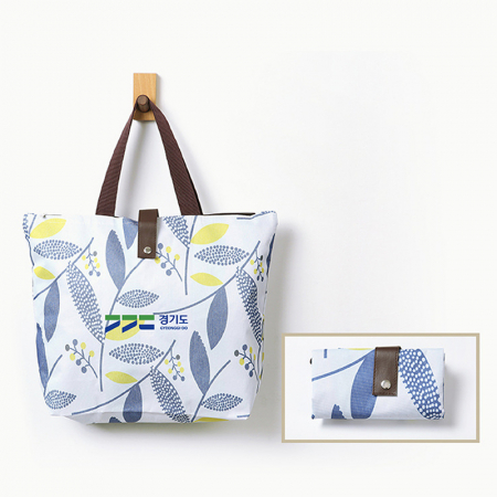 (Blossom ) 산뜻 패턴 접이식 방수 장바구니 1P #2