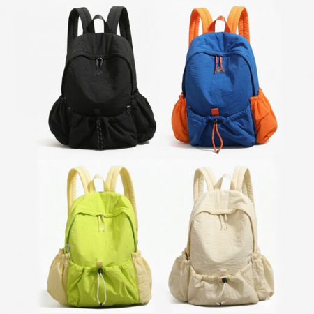 B219 팝 컬러 포켓 배낭 여행 가방 학생 학원 백팩 인쇄 행사 선물 답례품 #2