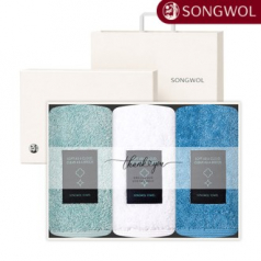 송월 항균블랙라벨 200g 3매 고급 띠지 세트