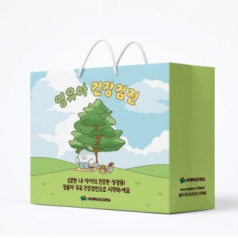 종이 쇼핑백 종이가방 인쇄 맞춤 제작 250x120x200mm