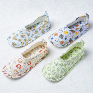 (Blossom) 누빔 패턴 면 실내화(덧신)-고급형 1P