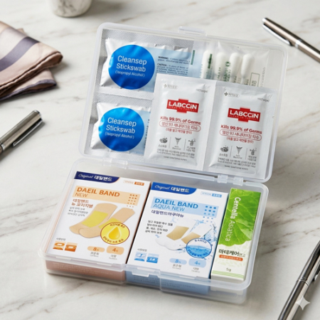 대일밴드 오리지널 방수밴드 마데케어연고 미니구급함 C호 #2