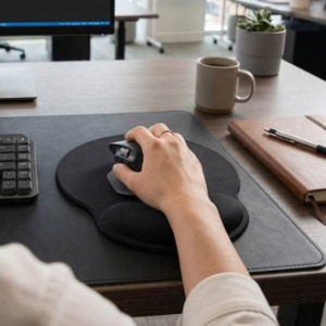 손목지지 마우스패드 메모리폼 PC 사무용 매트