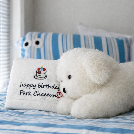 돌답례품 돌잔치 주문제작 자수 타올 150g 호텔타올 수건 1P #2