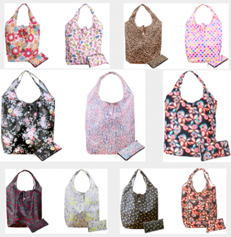 11컬러 지퍼 접이식 시장 가방 장바구니 파우치 방수코팅 휴대용 다용도 #2