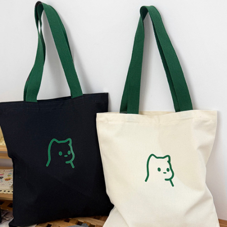 그린캣 쁘띠 데일리 캔버스 에코백 #2