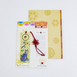작호도 까치와호랑이 책갈피 북마크 책꽂이