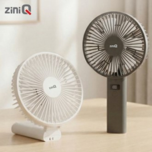 [지니큐] BLDC 빅헤드 6인치 7엽날개 휴대용 탁상용 접이식 무선미니선풍기 FN-1200T