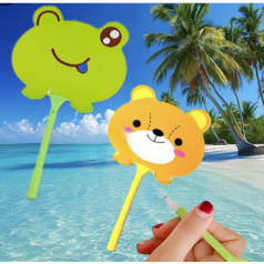 더존 캐릭터 부채 볼펜/ 선풍기처럼 시원하게