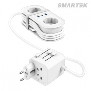 스마텍 ST-MT02 PD 30W 여행용 일체형 멀티탭 어댑터