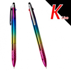 케이라인레인보우UV니들3색터치펜(독일잉크/스위스팁)