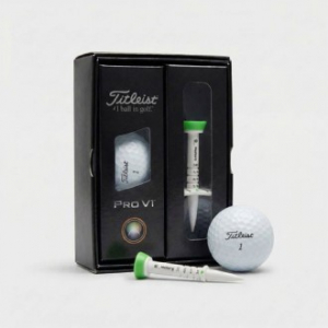 타이틀리스트 pro v1 3구 컨트롤 골프티꽂이 선물세트 (3pc) 높이조절 골프티 에이밍 골프티