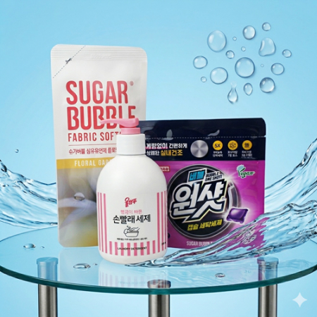 애경 울샴푸 손빨래세제 캡슐세제 세탁세제 3종세트 #2