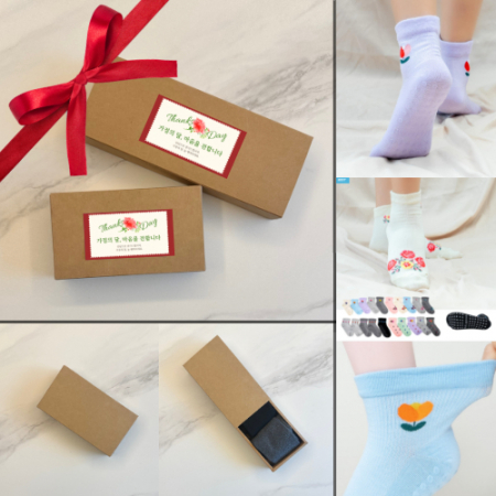 국내생산// 2P 여성 무압박 논슬립 고급양말선물세트 여름양말 #2
