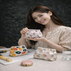 컬러풀 미니 파우치 (조리개파우치/동전주머니/소품수납/휴대용)