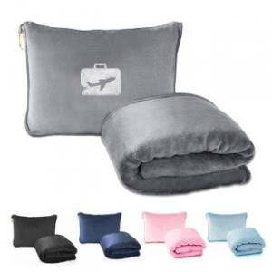 A034 프리미엄 담요세트 쿠션 여행 담요 사무실 캠핑담요 대형 인쇄 행사 선물