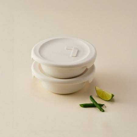 [락앤락] 바로한끼 도자기 밥용기 250ml 2P세트 화이트 #2