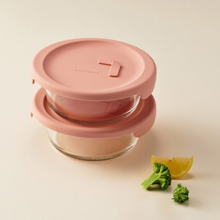 [락앤락] 바로한끼 국용기 600ml 2P세트 핑크 #2