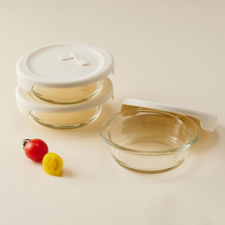 [락앤락] 바로한끼 밥용기 355ml 3P세트 화이트 #2