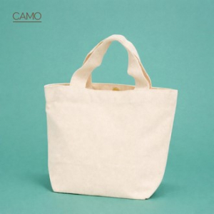 카모 자석 미니 토트 에코백
