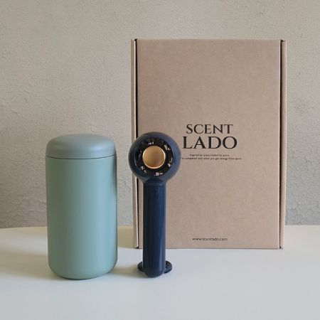 센트라도 미니링 핸디선풍기+롤링 텀블러 세트 #4