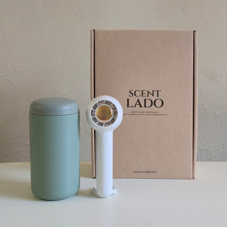 센트라도 미니링 핸디선풍기+롤링 텀블러 세트 #3