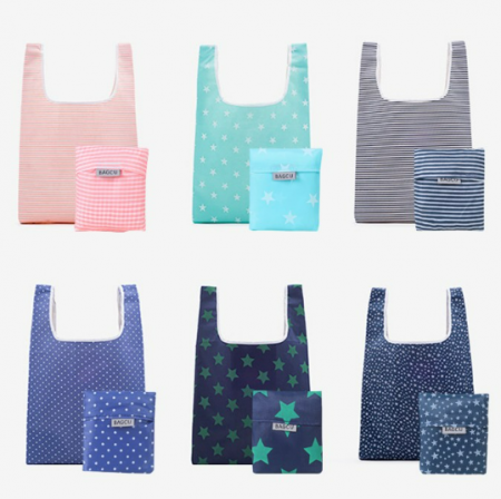 6패턴 포켓형 접이식 장바구니 시장가방 포켓 주머니 휴대용 다용도 #2