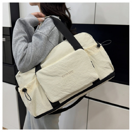 (Blossom) 대용량 링클 접이식 확장형 피트니스 가방 1P #2