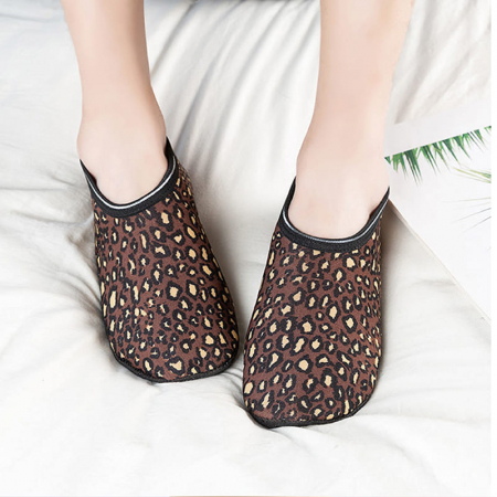 (Blossom) 실내용 미끄럼 방지 보온 덧신 패턴+솔리드 1P #2