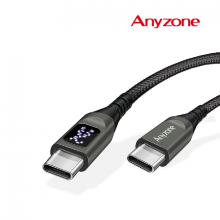 애니존 240W 초고속충전 LCD 케이블 ANY-240LC-MCC 2m #3