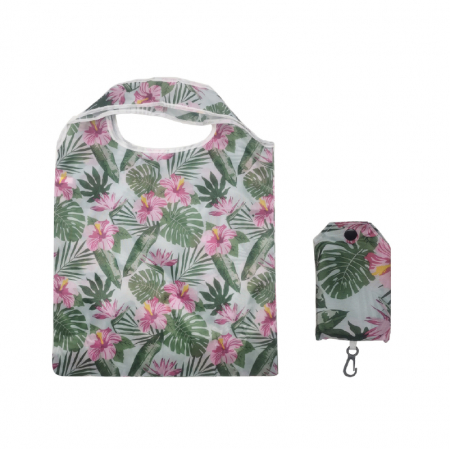 (Blossom) 일러스트 패턴 접이식 장바구니 1P #2