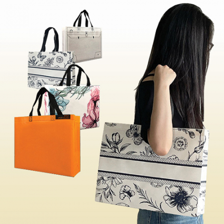 럭셔리 코팅 부직포 쇼핑백 장바구니 #2