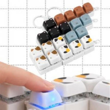 냥냥 캣츠 LED 키캡 키링 P2647 #2