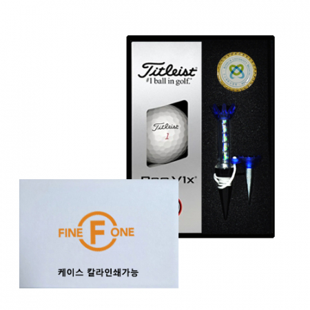 [굿즈]타이틀리스트 PRO V1X 3구 금장볼마커 자석티세트 #2