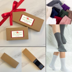 국내생산//3P 여성무지양말세트 장목양말 실속답례품 가정의달선물 편한양말 무지양말세트