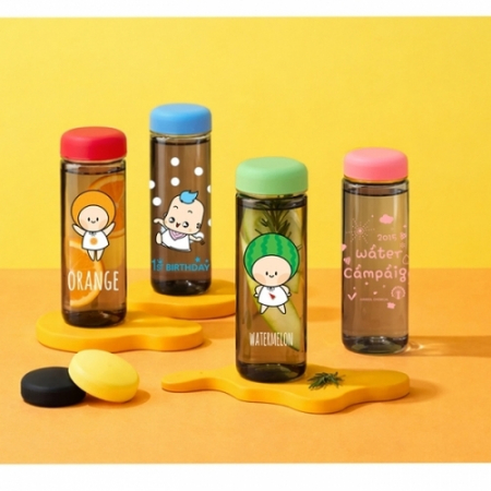 차별된 고급 무광 뚜껑 누드블랙 보틀 패트  500ml #2