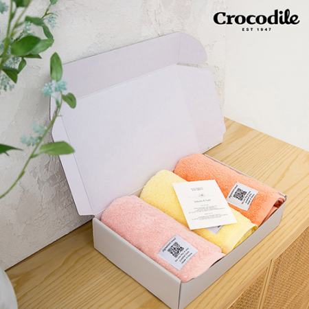 크로커다일 시그니처 수건 3P세트 #2