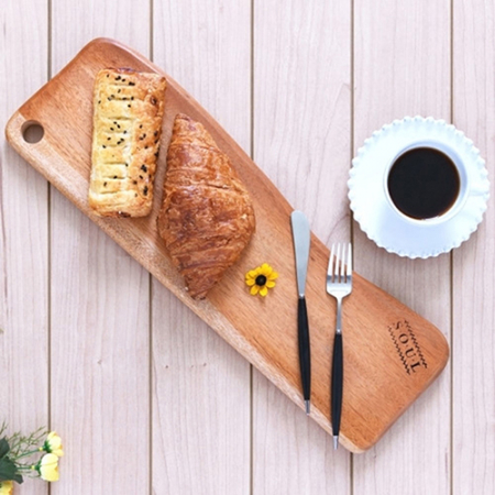 마호가니 우드 롱플레이트 도마 #2