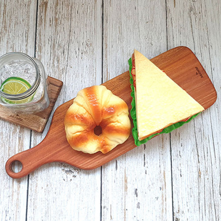 백야드 마호가니 핸들 롱플레이트 도마 #2