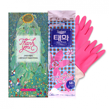 태화 고무장갑 M (스티커포함) #3