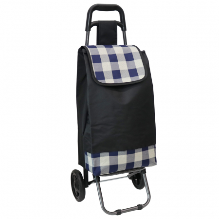 체크 쇼핑카트 핸드캐리어 시장가방 #3