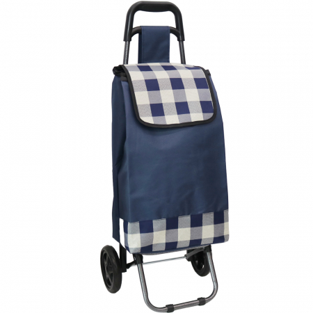 체크 쇼핑카트 핸드캐리어 시장가방 #2