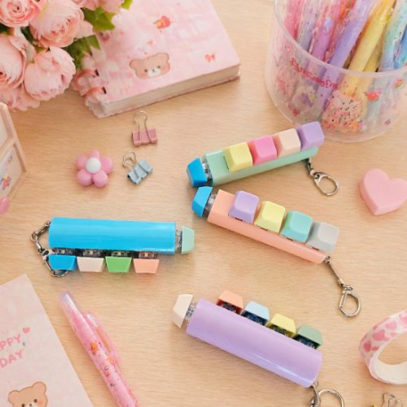 키캡 딸깍이 스트레스해소 열쇠고리 키링 #3